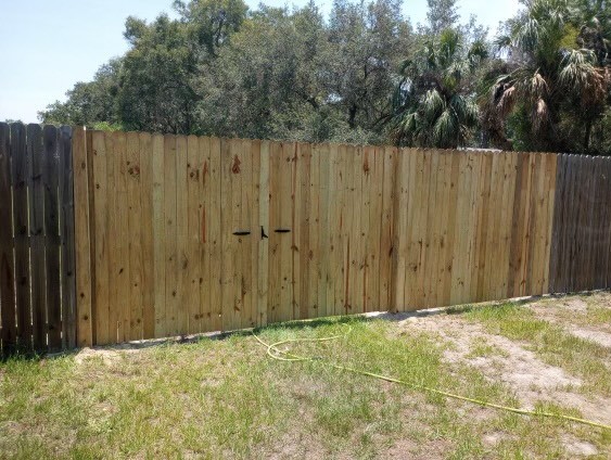 Wood Residential Fence in Tampa